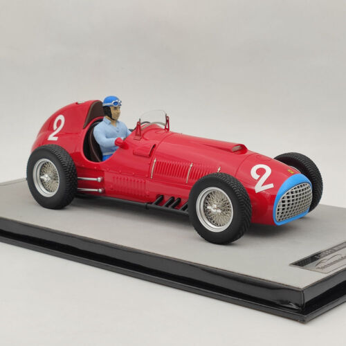 Tecno 1/18 Mythos Series Ferrari 375 F1 Car #2 WINNER ltaly GP 1951 Red Resin - Imagen 2 de 9