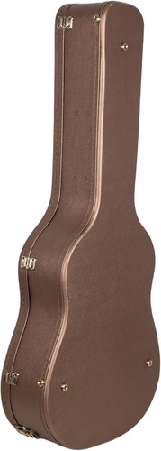 Crossrock Super Jumbo Acoustic Guitar Case for Gibson SJ-200 | Chocolate Brown - Picture 5 of 6