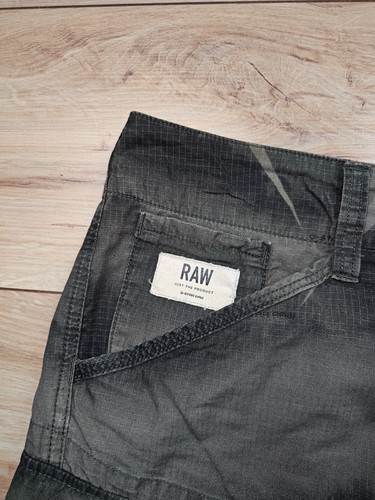 Pantalones Cortos G Star Raw Cargo Hombres Bermudas Rovic Camuflaje Militar Talla 29 - Imagen 3 de 6