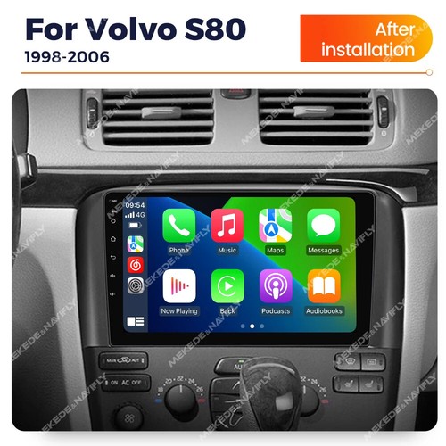 For Volvo S80 2004-2006 Android Auto Car Stereo Radio GPS Navi Carplay Head Unit - Picture 2 of 17
