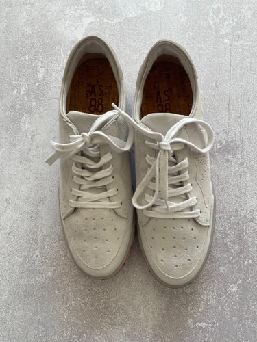 A.S 98 Stars Gray Suede Sneakers Golden Goose Inspired Unisex 41 - Picture 2 of 21