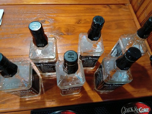 Jack Daniel's 6 Tennessee Whiskey 750 ml Flaschen und Verschlüsse Leerflasche Basteln - Bild 6 von 6