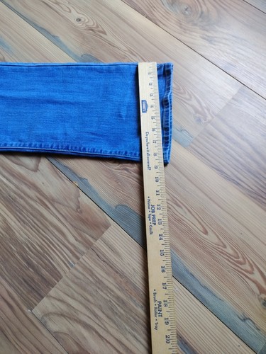 Old Navy Womens 14T Tall Jeans Curvy Mid Rise Stretch Blue Straight 35" Inseam - 第 5/13 張圖片