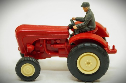 Ho 1:87 WIKING 0878 01 21 Porsche Trattore per Agricoltura Rosso - Foto 5 di 7