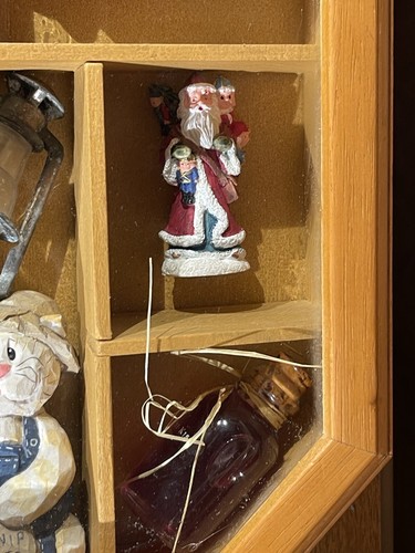 17 Slot Curio Cabinet / Small / Full Of Collectibles - Picture 15 of 19