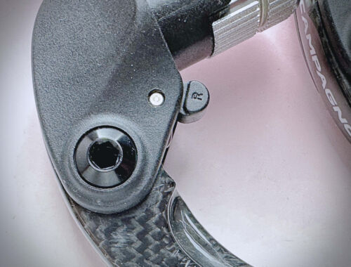 Campagnolo Record BAR END LEVE FRENO CRONO TT Carbon Brake Levers time trial no - Foto 5 di 9