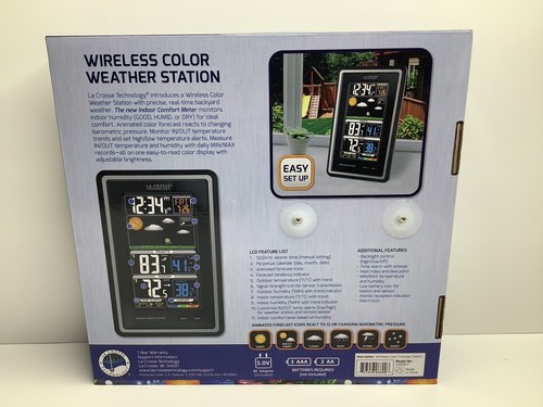 New La Crosse Technology Wireless Color Weather Station S88907 with TX141TH-BV2 - Picture 4 of 6