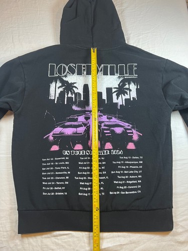 Limp Bizkit Shirt Tour Sweatshirt Black Hoodie Black Concert Mens L Metal Rock - Picture 19 of 23