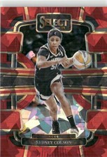 2023-24 Panini Select WNBA Red Ice Prizm Sydney Colson Las Vegas Aces #40