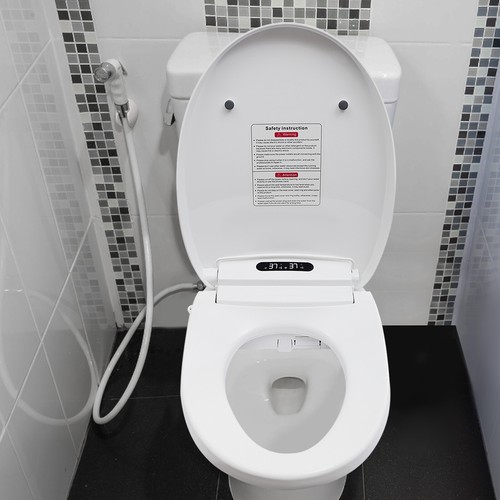 Electronic Heated Smart Bidet Toilet Cover Seat Intelligent Toilet Seat EU PLUG - Picture 5 of 24