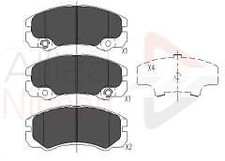 Brake Pad Front Axle To Fit Opel Frontera 98->04, Vauxhall Frontera 98->04