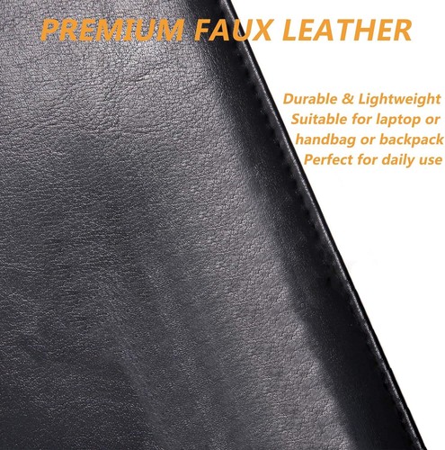 Leather Portfolio Folder Padfolio, Business Padfolio Organizer Document Planner - Picture 5 of 8