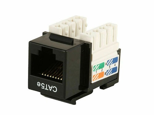 Keystone jack empty housing 6 port jack patch panel networking cat5 cat6 cat7 - 第 2/5 張圖片