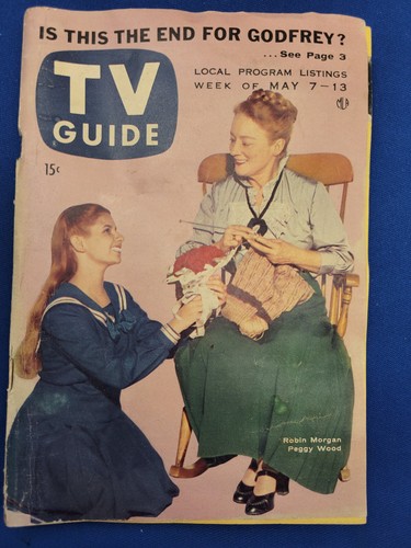 Vintage Original 1955 TV Guides Set of 7 February 1955 to May 1955 303 - Bild 4 von 7
