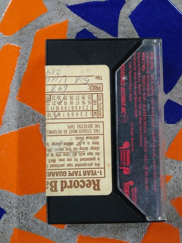 BLESSED DEATH KILL OR BE KILLED Cassette Tape OG 1985 Heavy Metal Rare - Picture 10 of 10