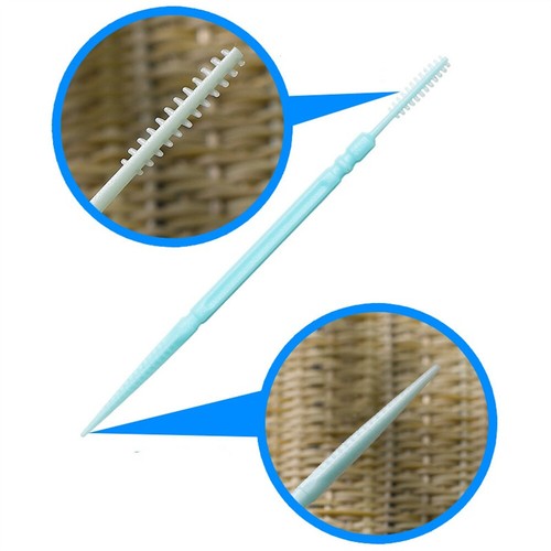 Interdentalbürste Sticks 100tlg Dental Bürsten Zahnreinigung Zahnzwischenraum - 第 24/27 張圖片