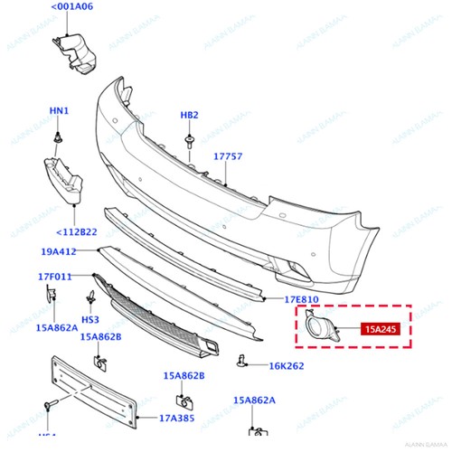 Front Fog Light Cover Grille l Fit For LR Range Rover L322 2010-2012 LR018234,RH - Picture 6 of 6