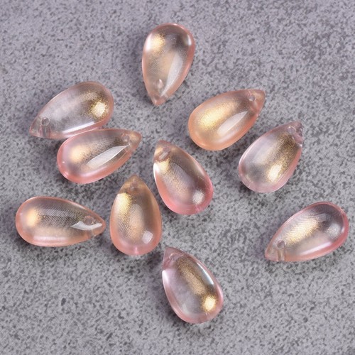 10pcs 14x8mm Teardrop Crystal Lampwork Glass Top Drilled Pendants Loose Beads - Picture 18 of 31