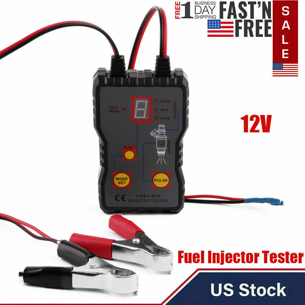 12V Car Ranking TOP8 Surprise price Fuel Injector Tester Cleaner Pulse 4 Modes