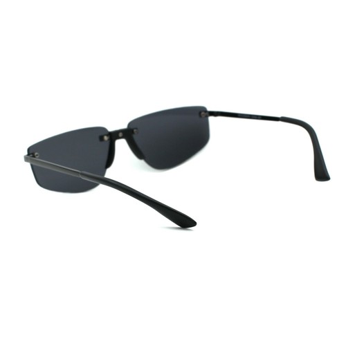 Gafas de sol retro triangulares sin montura para papá - Imagen 12 de 17
