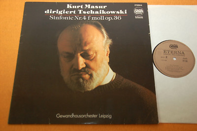 Kurt Masur Tchaikovsky Symphony No.4 German Ed2 Eterna Digital EX/NM