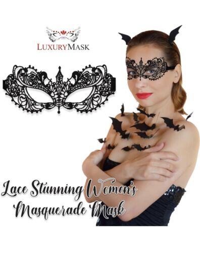 Party Masquerade Backgrounds Mardi Gras Halloween Party Masks Lace Masquerade - Picture 3 of 4