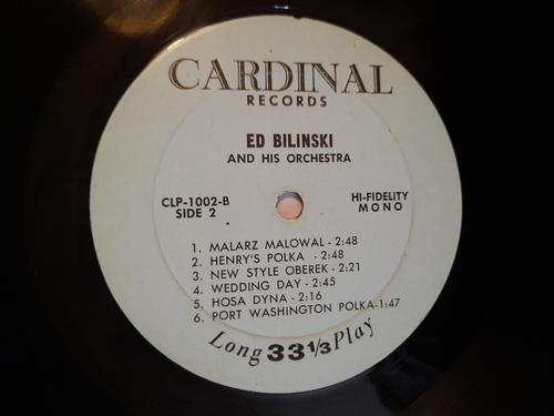 Ed Bilinski (Polish Polka) "Music for Happy People" Vinyl Record Album LP Mono - Picture 3 of 7