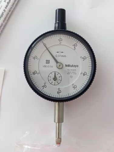 Mitutoyo 2046SB 10mm/.01mm Plunger Dial Indicator Made in Japan NOB