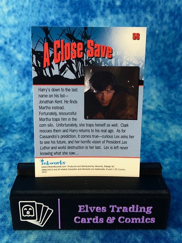 Smallville: Season 1 SINGLE Non-Sport Trading card by Inkworks 2002 - Picture 114 of 178