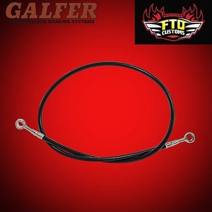 Honda CBR 929rr Galfer 36" Black Rear Brake line for Extended Swing arms Honda CBR 929rr Galfer 36" Black Rear Brake line for Extended Swing arms