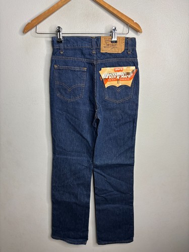 Vintage LEVIS 416-0617 Saddleman Boot Jeans Boys Size 14 Blue 3707