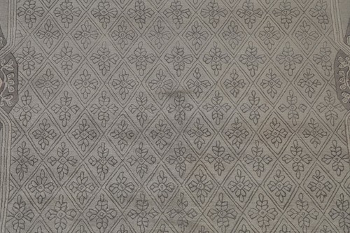 Gray Geometric Nepalese Oriental 5'x7' Area Rug Hand-knotted Transitional Carpet - Picture 4 of 12