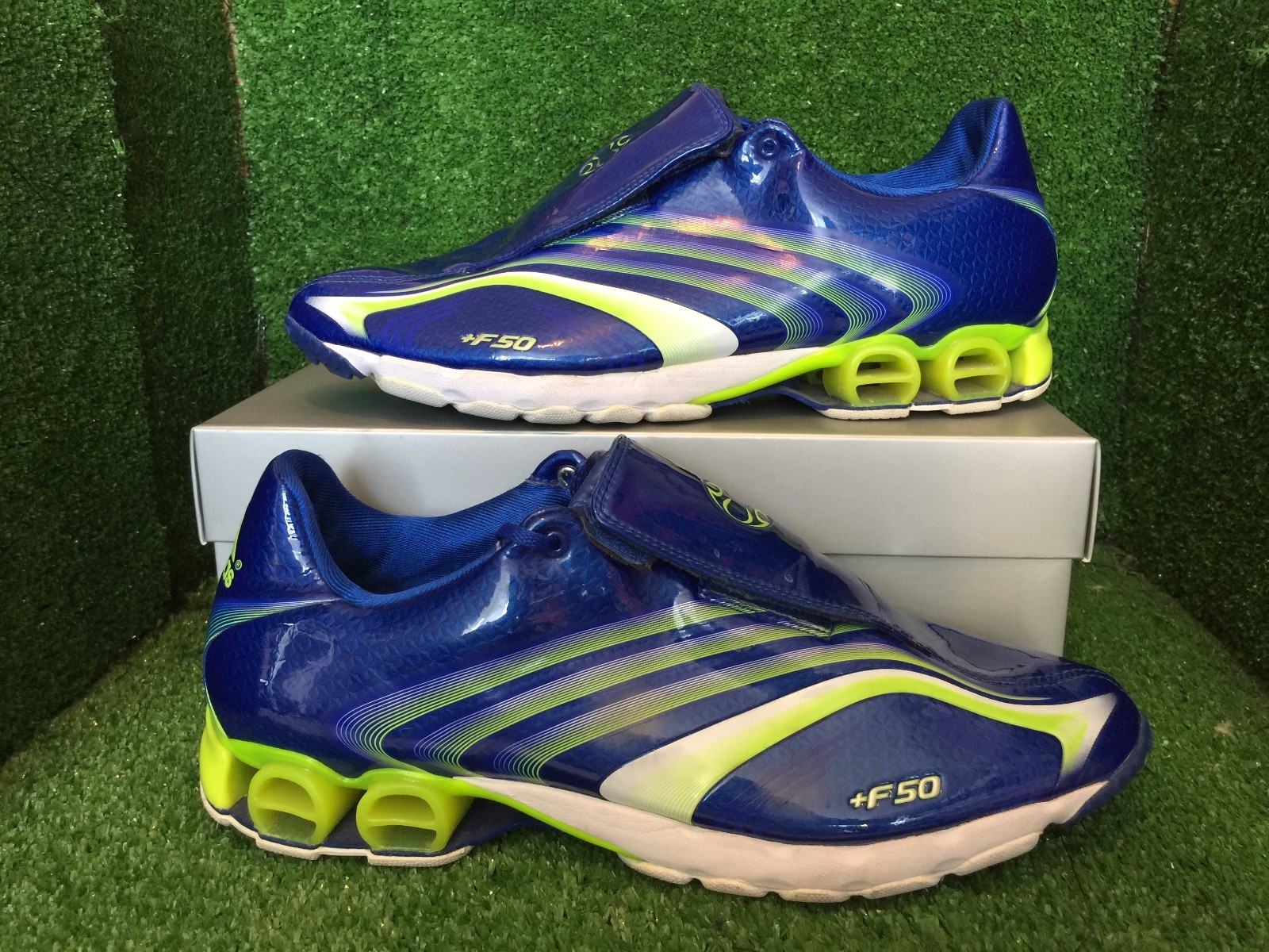 Adidas botas De Interior F50+ Splash Azul Eléctrico Adidas botas De Interior F50+ Splash Azul Eléctrico