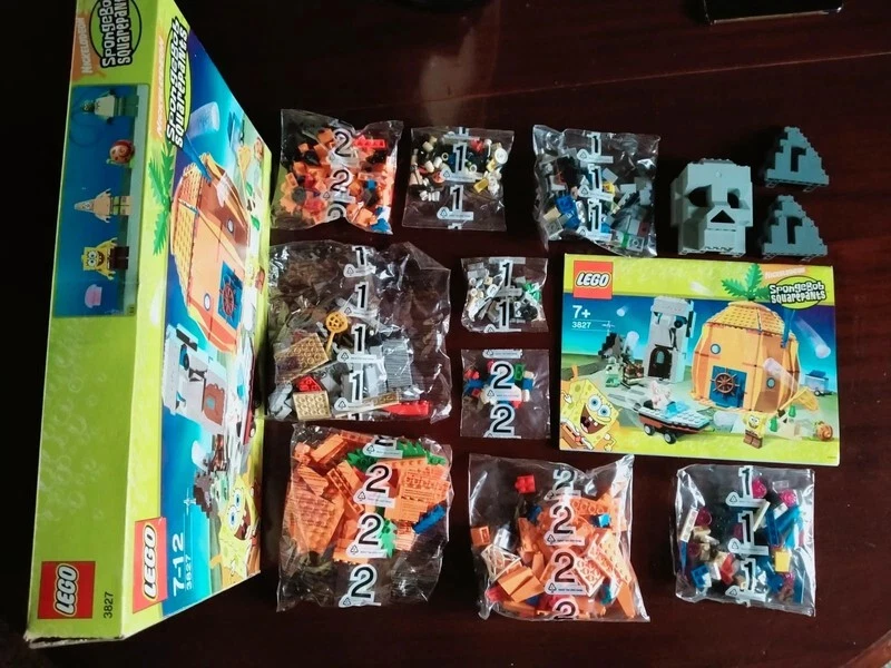 LEGO 3827 Bob l'éponge, les aventures en bikini - SPONGEBOB -NEW COLLECTOR Rare - Photo 3/4