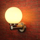 5W/10W/15W LED Outdoor Wall Sconce Light Fixture Stainless Lamp E27 Bulb Balcony