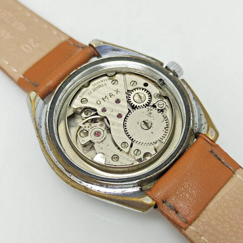 Omax 5 World Time Manual Winding Vintage Men's Watch - Picture 9 of 9