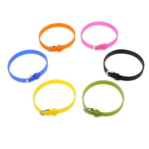 3 Pack DIY Watch Strap Child Silicone Decorative Bracelet Wrist Band - 第 9/12 張圖片