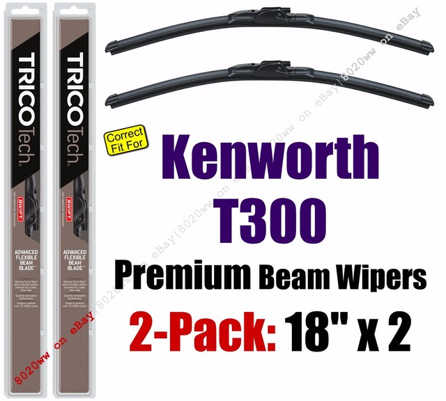 Wiper Blades 2Pack Premium fit 20072008 & 2016 Kenworth T300