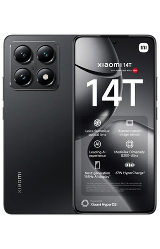 Cellulare Smartphone Xiaomi 14T 5G Amoled 12+256GB AI Dual Sim Black - Afbeelding 1 van 9