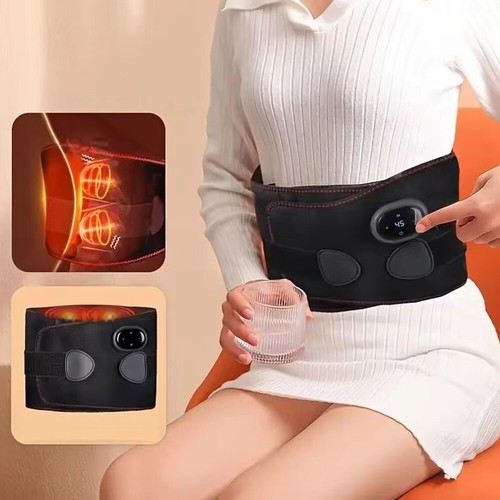 Electric Heating Vibration Waist Massager Back Waist Belt Pain Relief Therapy UK - Picture 6 of 15