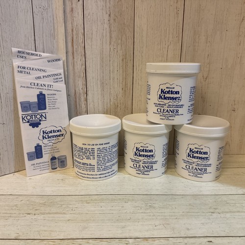 Kotton Klenser Lot Of 4 Regular Wood and Home Maintenance Cleaning Pack - Picture 1 of 9