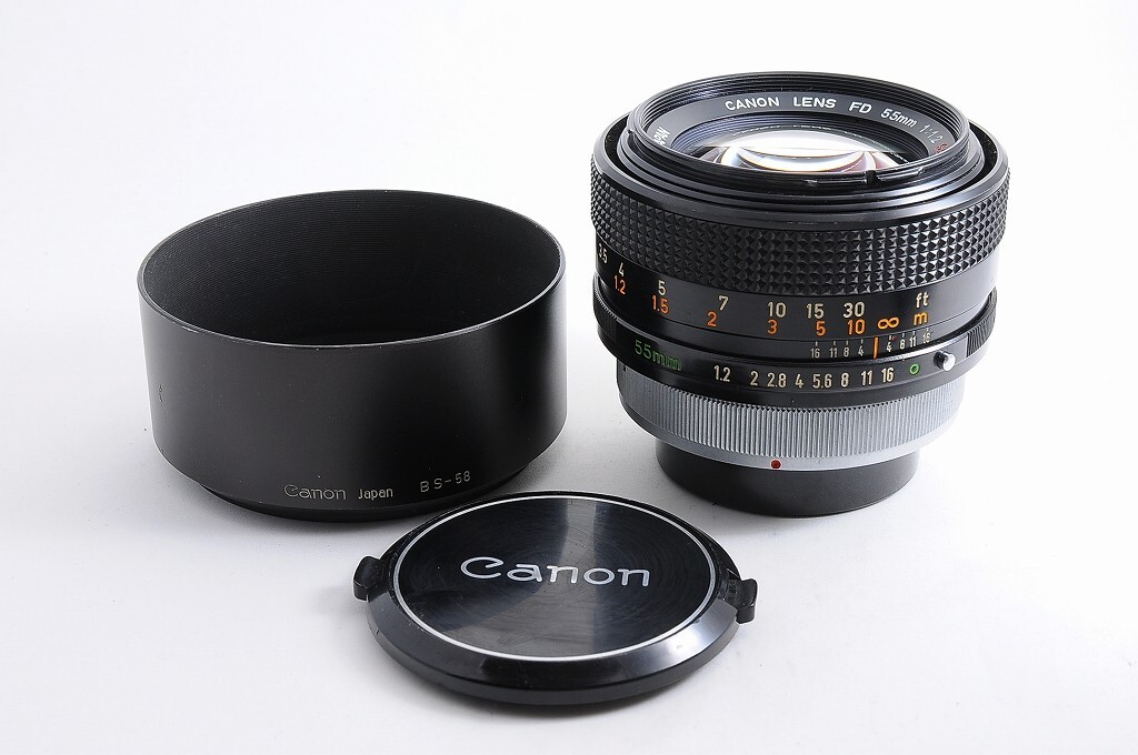 #315 キャノン Canon FD 55mm f1.2 S.S.C. O''Mark MINT】CANON FD 55mm F1.2 S.S.C SSC MF Lens + Metal