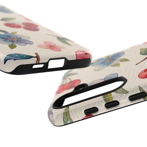 Cherry & Floral Phone Case, Cute Flower & Fruit Cover | X61 - 第 195/272 張圖片