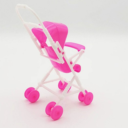 2 Pcs Simulation Cart Baby Doll Stroller House Decor Travel Toddler - Picture 7 of 12