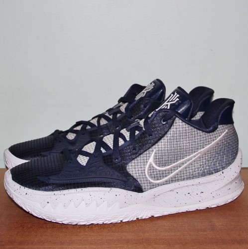 Nike Kyrie Low 4 TB Basketball Shoes Mens 15 DM5041-402 Midnight Navy White New - Picture 2 of 6