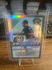 2024 Panini Prospect Edition - Andrew Walters #22 Green Prizm Signatures (AU,...