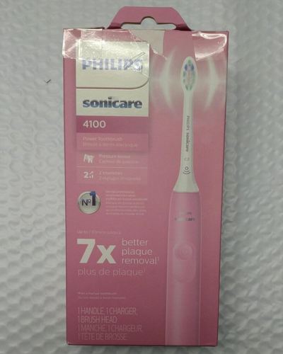 PHILIPS Sonicare 4100 Rechargeable Electric Power Toothbrush x7 - Pink - Picture 1 of 5