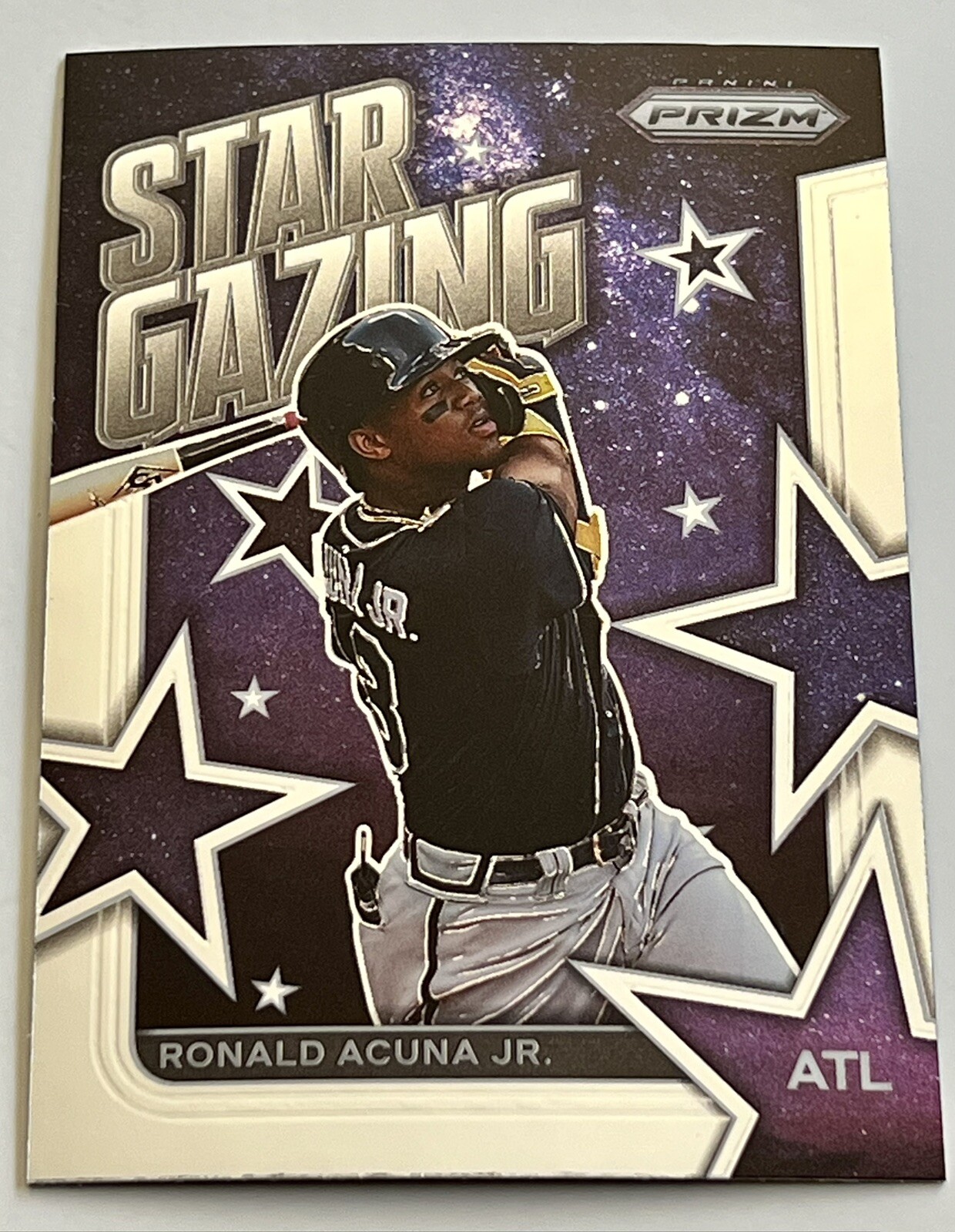 RONALD ACUNA JR. 2022 Panini Prizm Baseball STAR GAZING Atlanta Braves