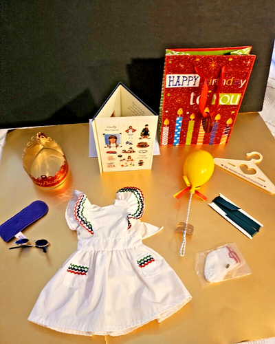 Pleasant Company Molly Geburtstag Outfit gelb Luftballon Happy Birthday Karten Set - Bild 1 von 15