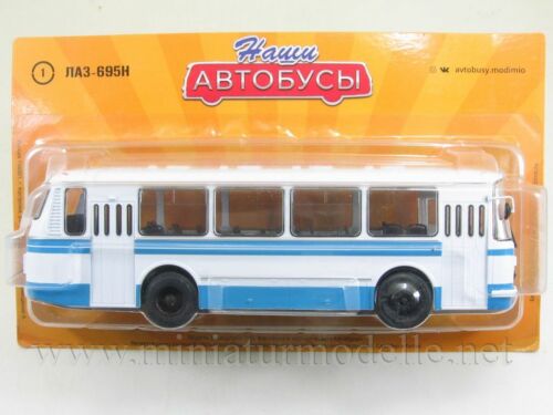 1:43 LAZ 695 N Bus Stadtlinien Modimio #1 Russian Russische Ovp Neu UdSSR DDR - Bild 2 von 5